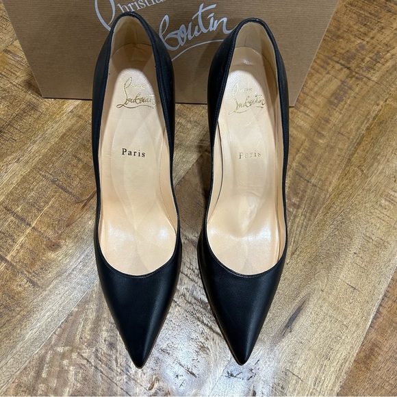Christian Louboutin Apostrophy Pump Black Size 39.5 - Picture 10 of 15